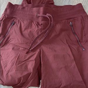 Burgundy Athleta Joggers